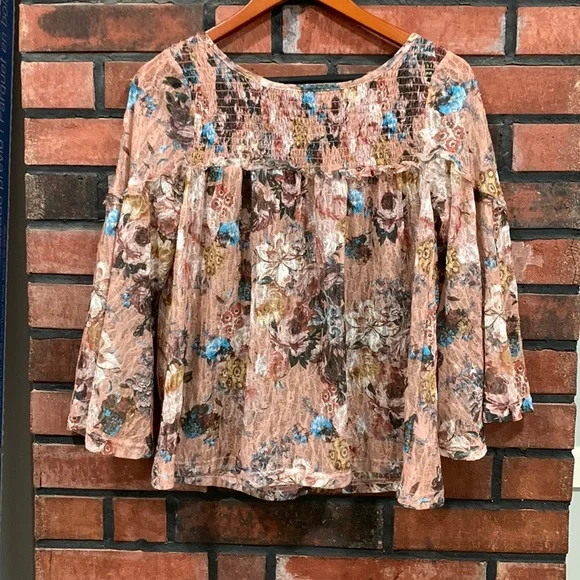 Akemi + Kin Pink Juno Floral Blouse - Picture 2 of 12